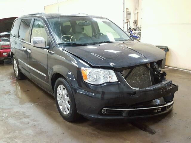 2C4RC1CG3CR229585 - 2012 CHRYSLER TOWN & COU BLACK photo 1