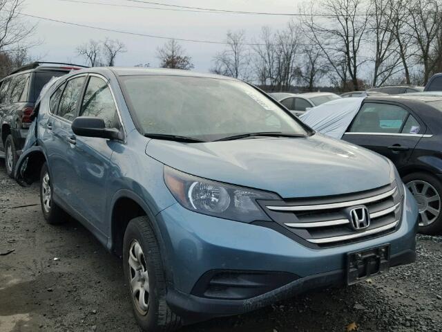 5J6RM4H35DL043135 - 2013 HONDA CR-V LX BLUE photo 1