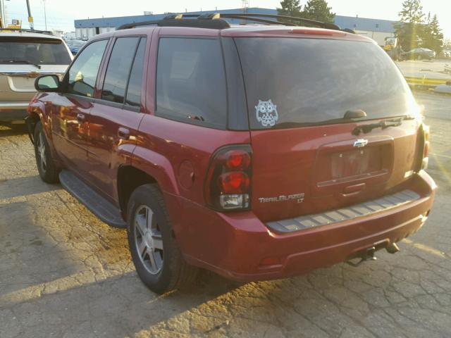 1GNDT13S962246996 - 2006 CHEVROLET TRAILBLAZE BURGUNDY photo 3