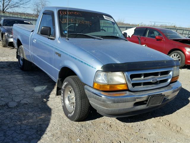 1FTYR10C7WUB70625 - 1998 FORD RANGER BLUE photo 1