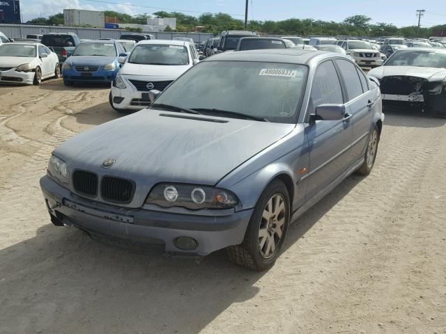 WBAAM334XYKC69342 - 2000 BMW 323 I BLUE photo 2