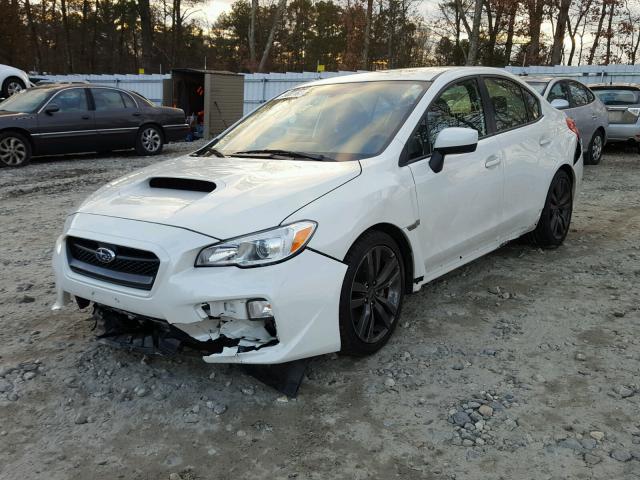 JF1VA1E6XH9816006 - 2017 SUBARU WRX PREMIU WHITE photo 2