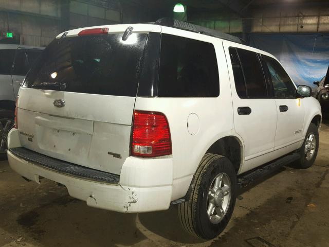 1FMZU73K65UC03892 - 2005 FORD EXPLORER X WHITE photo 4