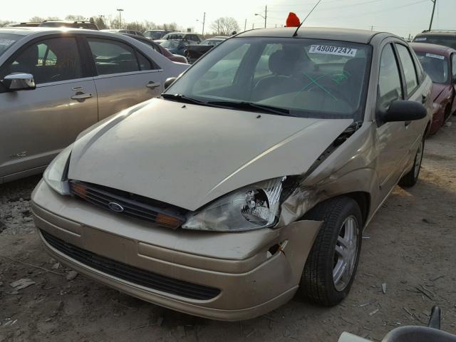 1FAFP34P02W338891 - 2002 FORD FOCUS SE GOLD photo 2