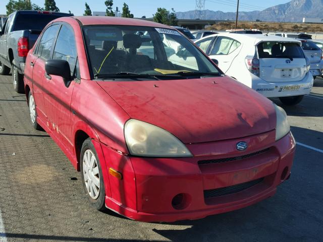 JS2RA61S945200719 - 2004 SUZUKI AERIO S RED photo 1