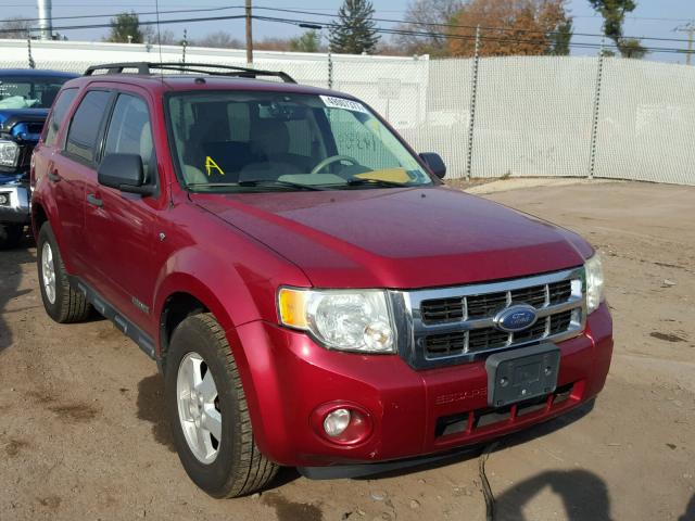 1FMCU93168KA39116 - 2008 FORD ESCAPE XLT RED photo 1