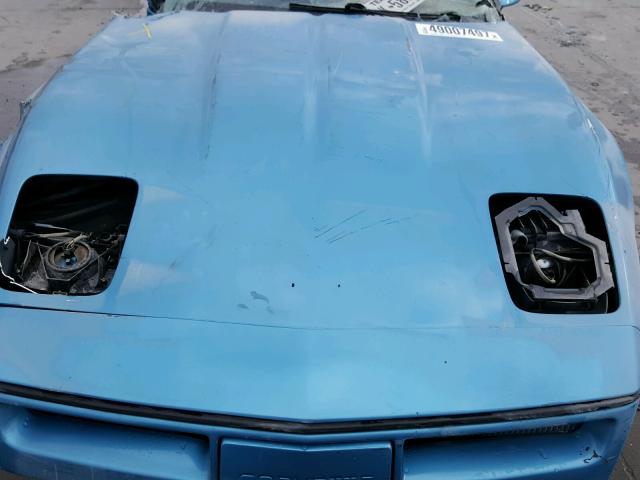 1G1YY3183J5110815 - 1988 CHEVROLET CORVETTE BLUE photo 7