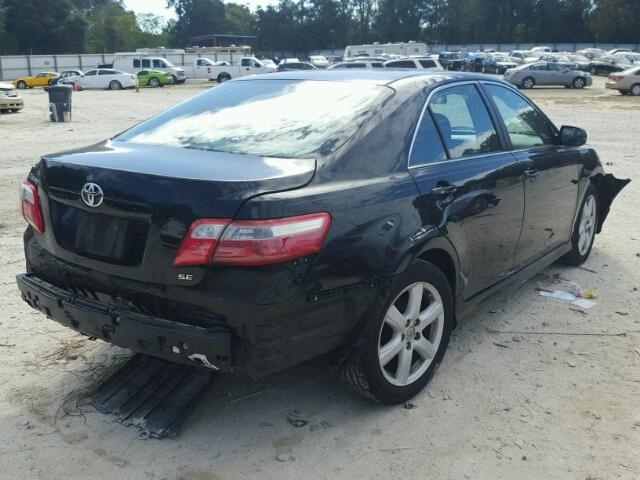 4T1BE46KX8U782897 - 2008 TOYOTA CAMRY CE BLACK photo 4