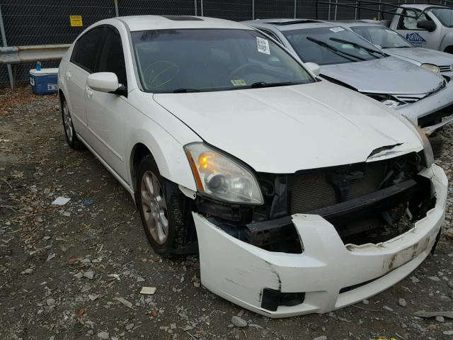 1N4BA41E48C813543 - 2008 NISSAN MAXIMA SE WHITE photo 1