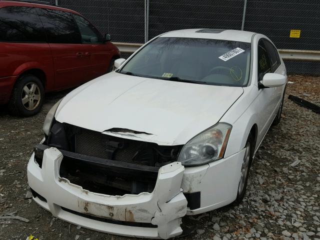 1N4BA41E48C813543 - 2008 NISSAN MAXIMA SE WHITE photo 2