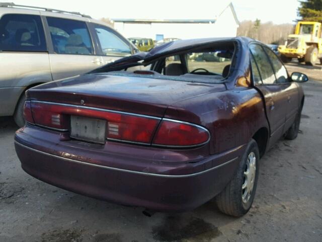 2G4WS52M0X1535065 - 1999 BUICK CENTURY CU RED photo 4