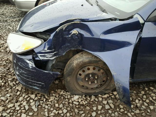 KMHDU46D59U682060 - 2009 HYUNDAI ELANTRA GL BLUE photo 9