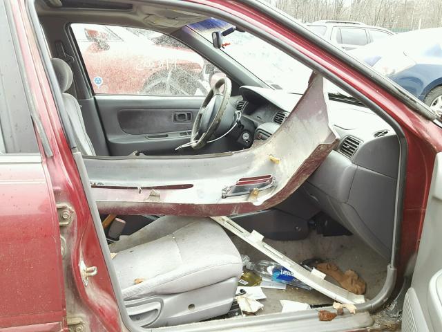 1N4AB41D2WC714037 - 1998 NISSAN SENTRA E MAROON photo 5