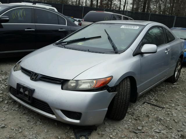 2HGFG12866H574770 - 2006 HONDA CIVIC EX SILVER photo 2