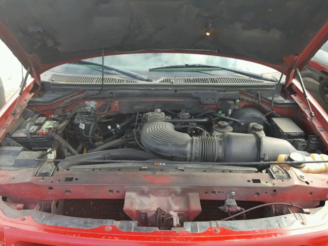 1FTRX17L62NA30134 - 2002 FORD F150 RED photo 7