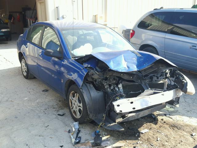 1G8AJ52FX4Z130699 - 2004 SATURN ION LEVEL BLUE photo 1