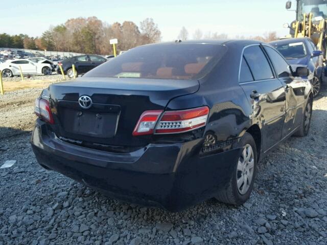 4T1BF3EK9AU111378 - 2010 TOYOTA CAMRY BASE შავი ფოტო 4