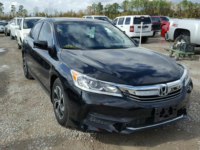 1HGCR2F38GA222386 - 2016 HONDA ACCORD LX BLACK photo 1