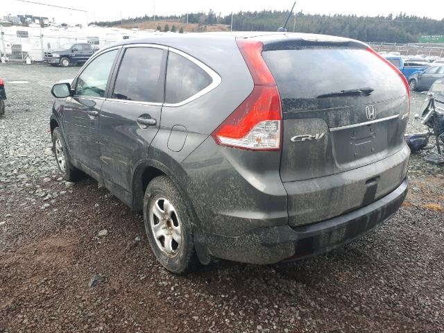 2HKRM4H55EH130966 - 2014 HONDA CR-V EX GRAY photo 3