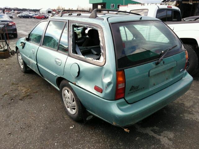 1FALP15PXVW107779 - 1997 FORD ESCORT LX TURQUOISE photo 3