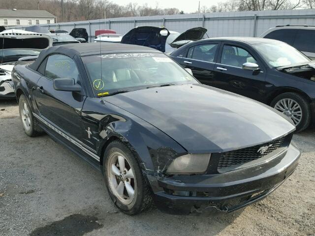 1ZVFT84N365254462 - 2006 FORD MUSTANG BLACK photo 1