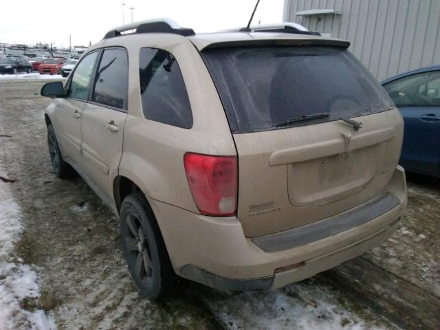 2CKDL43F086333827 - 2008 PONTIAC TORRENT BEIGE photo 3