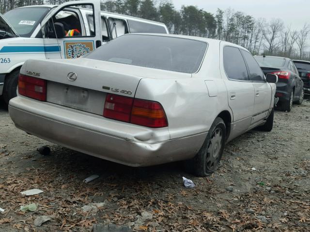 JT8BH28F0V0094652 - 1997 LEXUS LS 400 SILVER photo 4