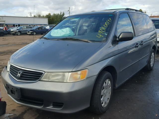 2HKRL18571H575995 - 2001 HONDA ODYSSEY LX GRAY photo 2