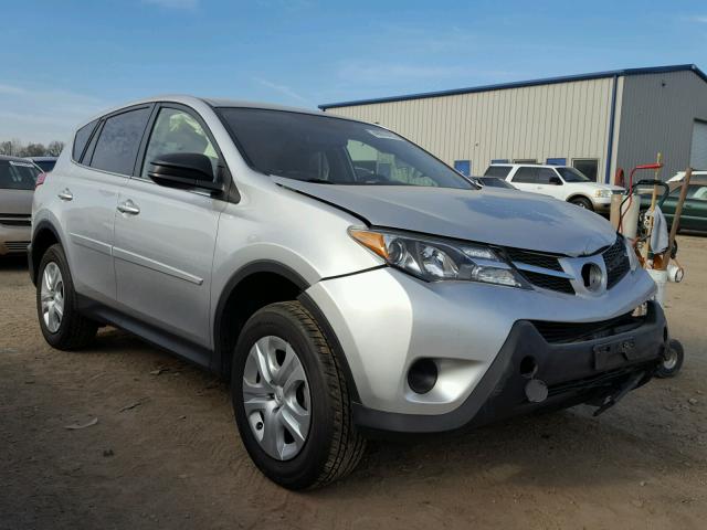 JTMZFREV8EJ014566 - 2014 TOYOTA RAV4 LE SILVER photo 1