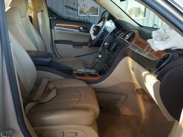 5GAER23728J223826 - 2008 BUICK ENCLAVE CX BEIGE photo 5