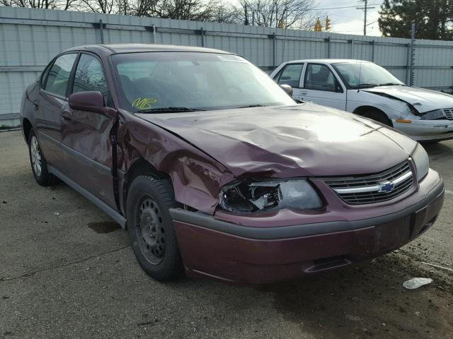 2G1WF52E249119896 - 2004 CHEVROLET IMPALA MAROON photo 1