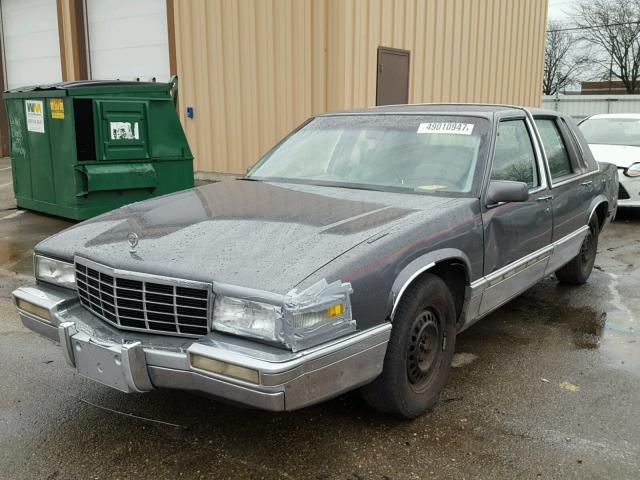 1G6CD53B6N4209032 - 1992 CADILLAC DEVILLE GRAY photo 2