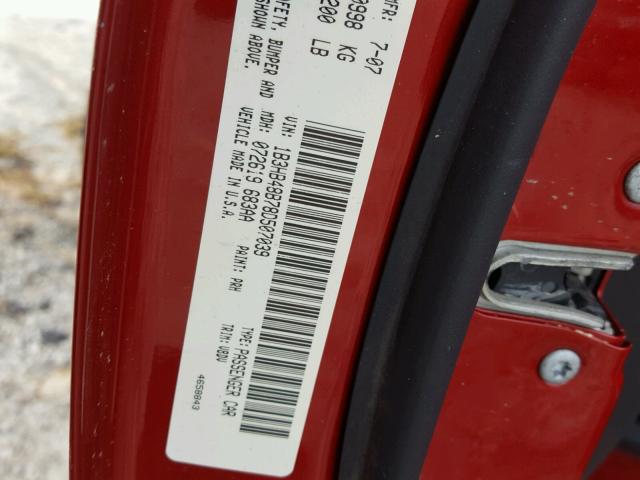 1B3HB48B78D507039 - 2008 DODGE CALIBER SX RED photo 10