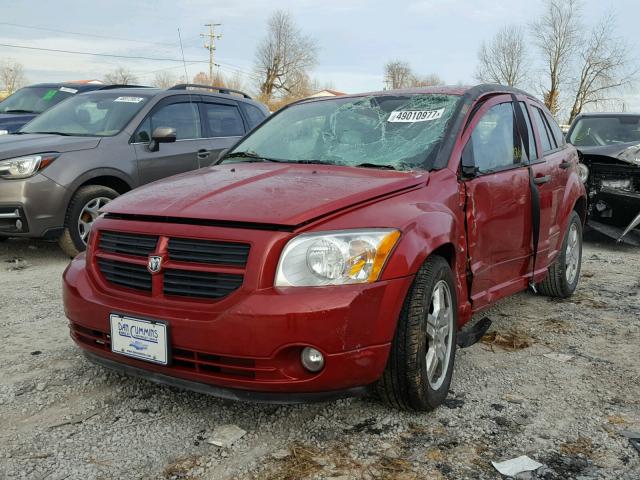 1B3HB48B78D507039 - 2008 DODGE CALIBER SX RED photo 2