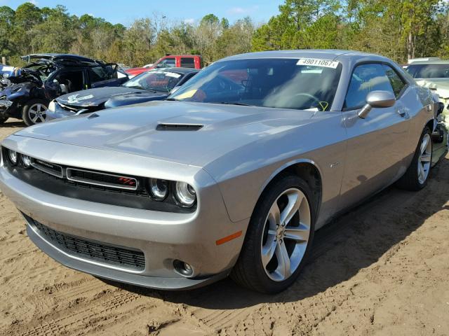 2C3CDZBT5HH531221 - 2017 DODGE CHALLENGER SILVER photo 2