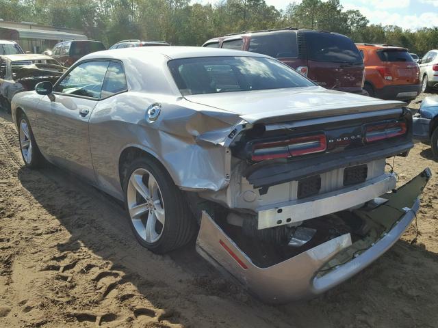 2C3CDZBT5HH531221 - 2017 DODGE CHALLENGER SILVER photo 3