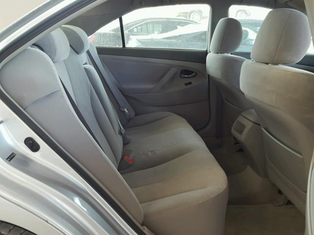 4T1BE46K79U395628 - 2009 TOYOTA CAMRY BASE SILVER photo 6