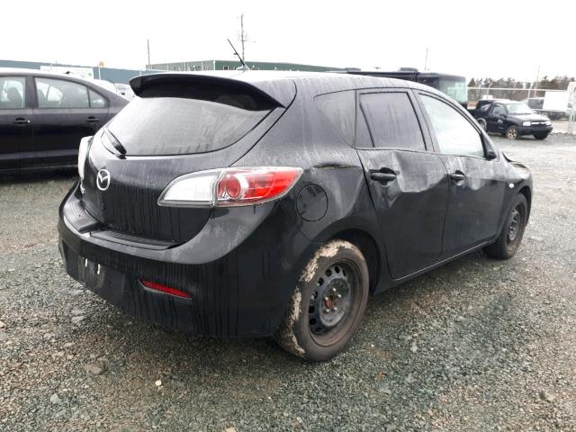 JM1BL1HF4A1267975 - 2010 MAZDA 3 I BLACK photo 4