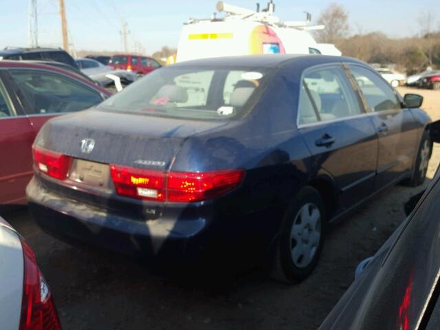 1HGCM56415A107635 - 2005 HONDA ACCORD LX BLUE photo 4