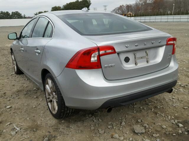 YV1902FH6C2036357 - 2012 VOLVO S60 T6 GRAY photo 3