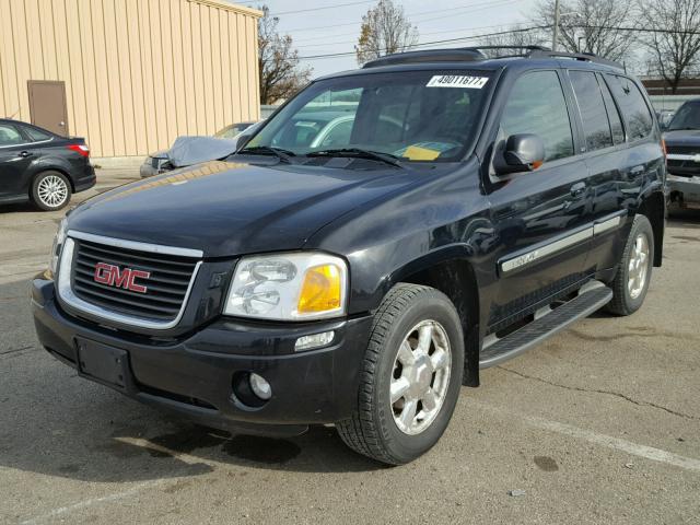 1GKDT13SX22409839 - 2002 GMC ENVOY BLACK photo 2