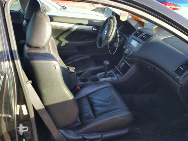 1HGCM82615A005907 - 2005 HONDA ACCORD EX BLACK photo 5