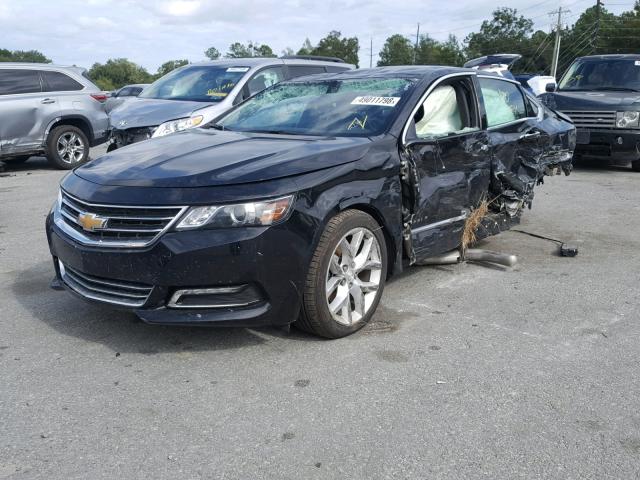 2G1125S36J9160497 - 2018 CHEVROLET IMPALA PRE BLACK photo 2