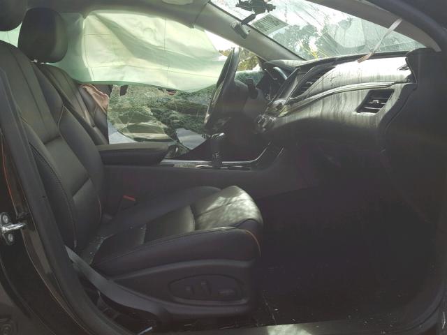 2G1125S36J9160497 - 2018 CHEVROLET IMPALA PRE შავი ფოტო 5