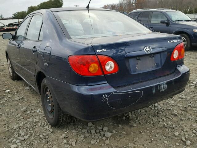 2T1BR32EX3C149695 - 2003 TOYOTA COROLLA CE BLUE photo 3