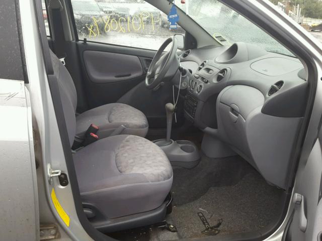 JTDBT183910187471 - 2001 TOYOTA ECHO GRAY photo 5