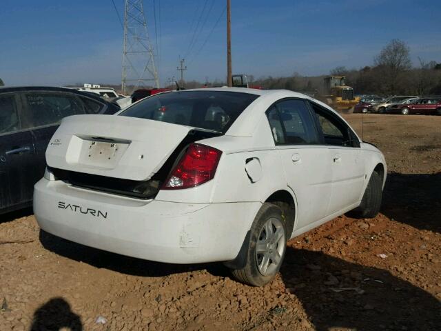 1G8AJ55F47Z154724 - 2007 SATURN ION LEVEL WHITE photo 4