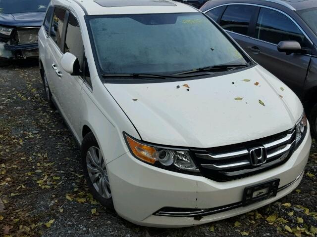 5FNRL5H67HB004726 - 2017 HONDA ODYSSEY EX WHITE photo 1