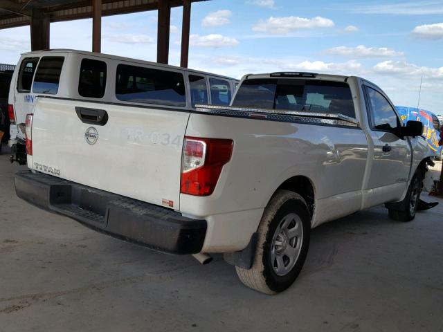 1N6AA1R77HN568328 - 2017 NISSAN TITAN S WHITE photo 4