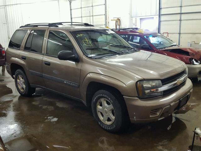 1GNDT13S232350130 - 2003 CHEVROLET TRAILBLAZE TAN photo 1